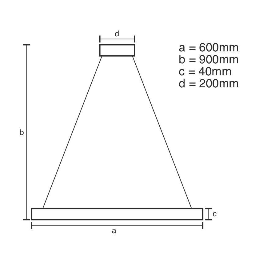 Brilagi - Lampadario a sospensione con filo LED dimmerabile CIRCLE LED/42W/230V 3000-6500K marrone + telecomando