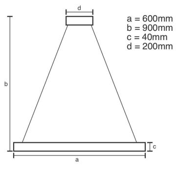 Brilagi - Lampadario a sospensione con filo LED dimmerabile CIRCLE LED/42W/230V 3000-6500K + telecomando