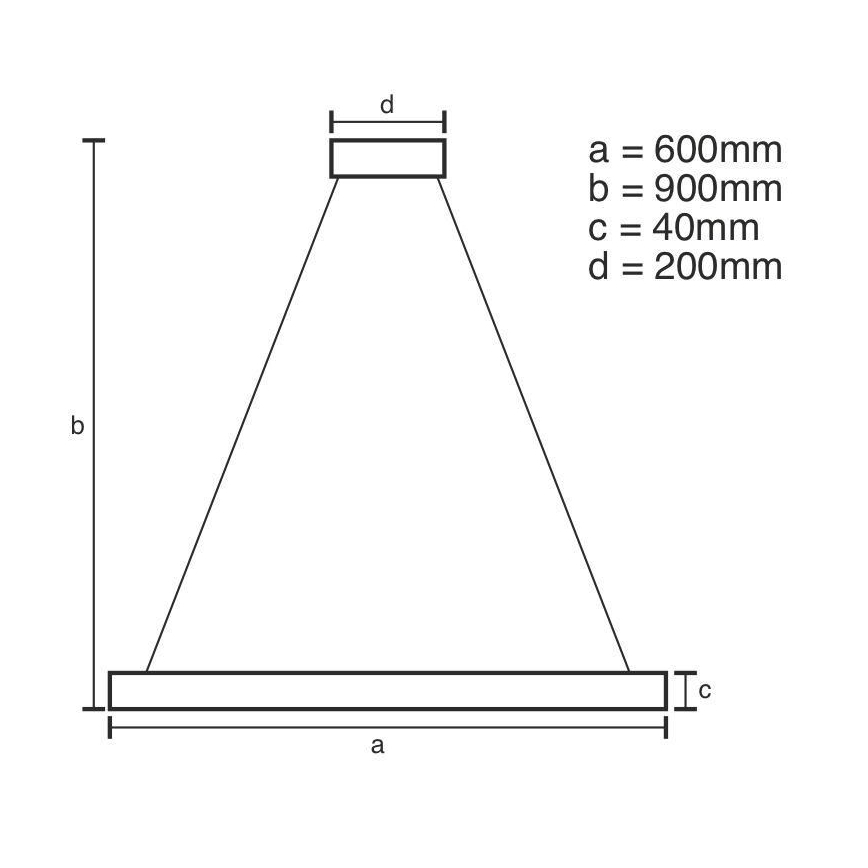 Brilagi - Lampadario a sospensione con filo LED dimmerabile CIRCLE LED/42W/230V 3000-6500K + telecomando