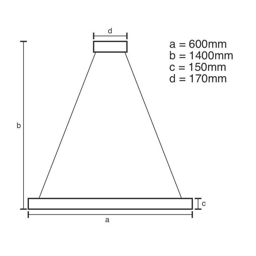 Brilagi - Lampadario di cristallo a LED dimmerabile su una stringa HALO LED/40W/230V + Telecomando