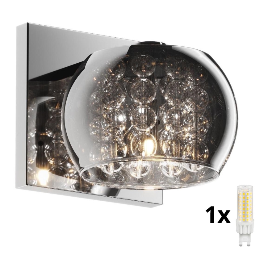 Brilagi - LED Applique di cristallo JEWEL 1xG9/42W/230V