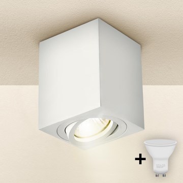 Brilagi - LED Faretto MIA 1xGU10/30W/230V 100x80 mm bianco