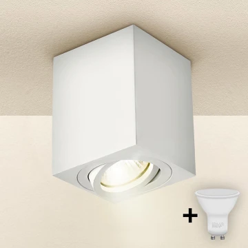 Brilagi - LED Faretto MIA 1xGU10/30W/230V 100x80 mm bianco