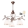 Brilagi - LED Lampadario a sospensione con catena ANTICO 3xE27/60W/230V patina di bronzo