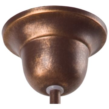 Brilagi - LED Lampadario a sospensione con catena ANTICO 3xE27/60W/230V patina di bronzo