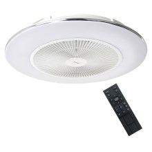 Ventilatore da soffitto in acciaio con LED e telecomando - Kolm