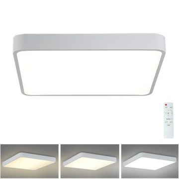 Brilagi - Plafoniera LED dimmerabile POOL LED/36W/230V 3000-6000K 40x40 cm bianco + telecomando