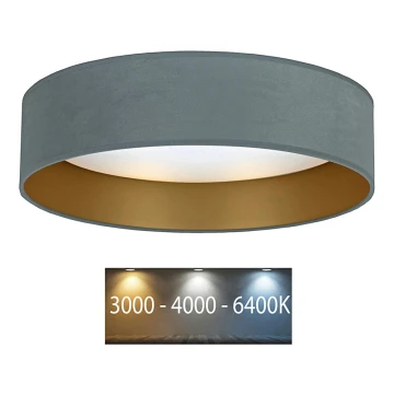 Brilagi - Plafoniera LED VELVET LED/12W/230V d. 30 cm 3000K/4000K/6400K menta/oro