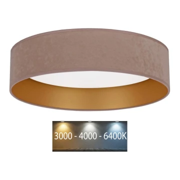 Brilagi - Plafoniera LED VELVET LED/24W/230V 3000/4000/6400K beige/oro