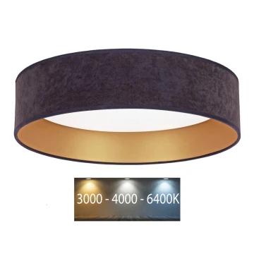 Brilagi - Plafoniera LED VELVET LED/24W/230V 3000/4000/6400K grigio/oro