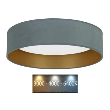 Brilagi - Plafoniera LED VELVET LED/24W/230V 3000/4000/6400K menta/oro