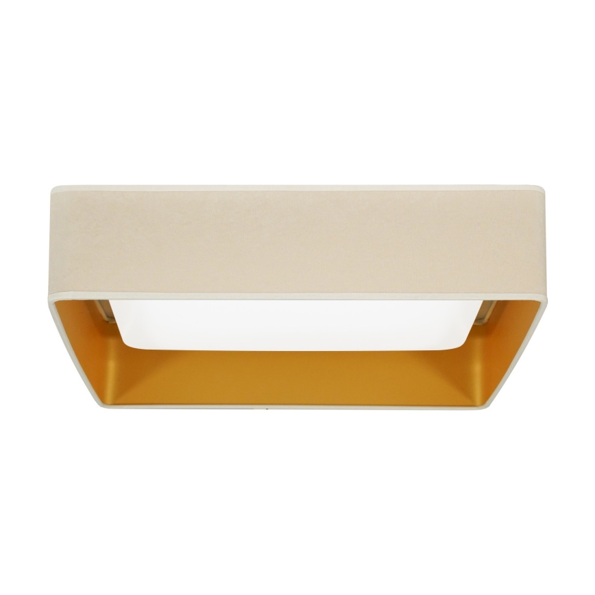 Brilagi - Plafoniera LED VELVET SQUARE LED/24W/230V color crema