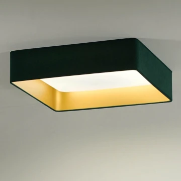 Brilagi - Plafoniera LED VELVET SQUARE LED/24W/230V verde