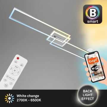 Brilo - Lampadario a plafone LED dimmerabile FRAME 2xLED/20W/230V 2700-6500K Wi-Fi Tuya + telecomando