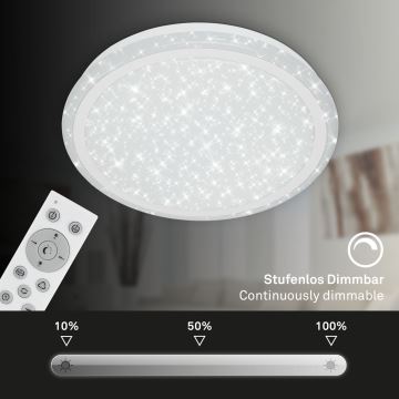 Brilo - Plafoniera dimmerabile RGBW STARRY SKY LED/24W/230V 3000-6500K + telecomando