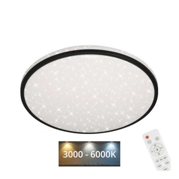 Brilo - Plafoniera LED dimmerabile STARRY SKY LED/24W/230V 3000-6000K + telecomando