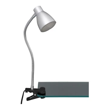 Briloner 2615-014P - Lampada con morsetto LED GRIP LED/2,5W/230V argento