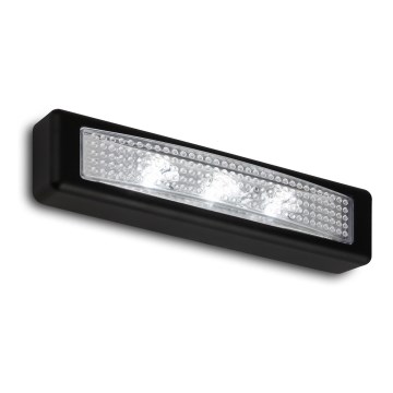 Briloner 2689-035 - LED Luce di orientamento a sfioramento LERO LED/0,18W/3xAAA nero