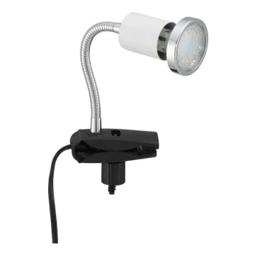 Briloner 2876-016P - Lampada con morsetto LED 1xGU10/3W/230V 3000K