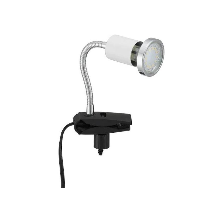 Briloner 2876-016P - Lampada con morsetto LED 1xGU10/3W/230V 3000K