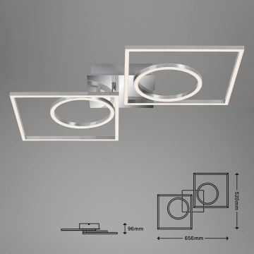 Briloner 3135-018 - Plafoniera LED dimmerabile FRAME LED/43,8W/230V 3000K