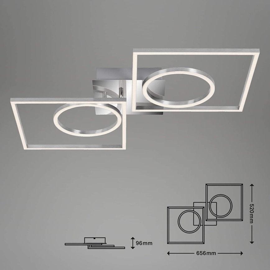 Briloner 3135-018 - Plafoniera LED dimmerabile FRAME LED/43,8W/230V 3000K