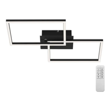 Briloner 3149-018 - Lampadario LED da superficie dimmerabile FRAME 2xLED/15W/230V + telecomando