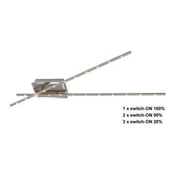 Briloner 3252-022 - Plafoniera LED dimmerabile TEMPALTE 2xLED/11W/230V