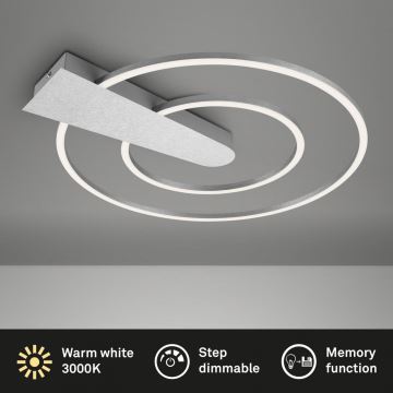 Briloner 3543-018 - Plafoniera LED dimmerabile NICO LED/25W/230V cromo