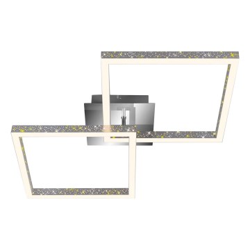 Briloner 3751-019 - Plafoniera LED dimmerabile FRAME LED/20W/230V cromo