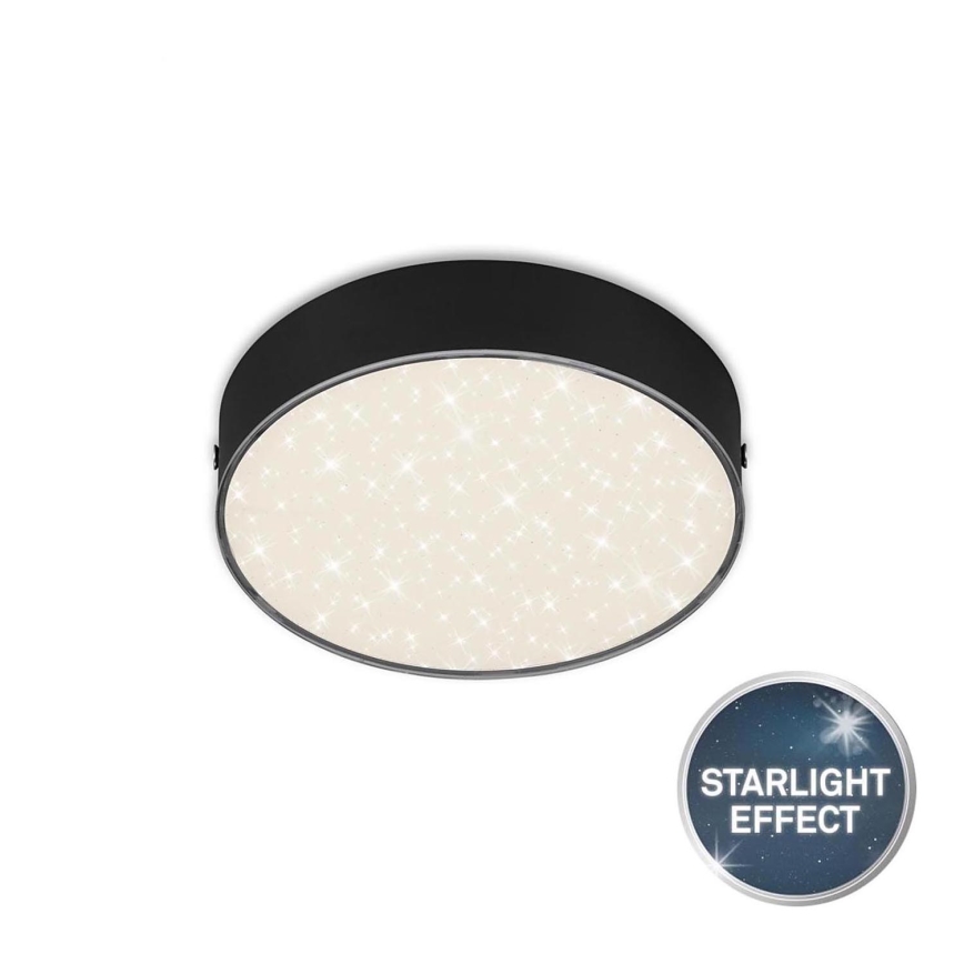 Briloner 7072-415 - Plafoniera LED STAR SKY LED/11W/230V 4000K diametro 15 cm nero