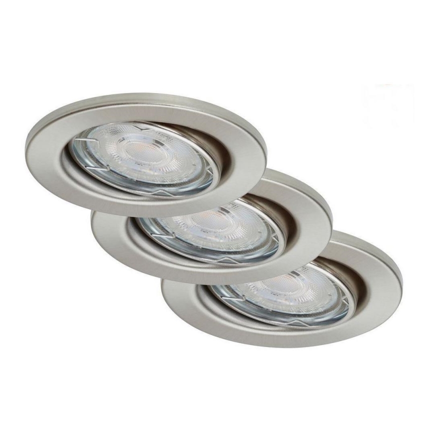 Briloner 7148-032-SET 3xLED luce da bagno dimmerabile 1xGU10/5W/230V IP23