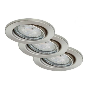 Briloner 7149-032-SET 3xLED luce da bagno dimmerabile 1xGU10/5W/230V IP23