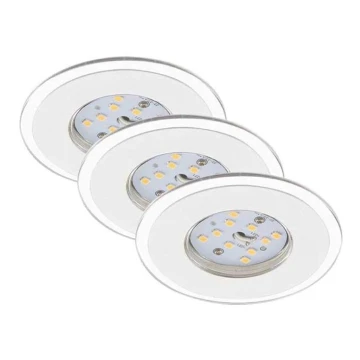 Briloner 7197-036-SET 3x Luce da incasso LED da bagno dimmerabile LED/4,5W/230V IP44