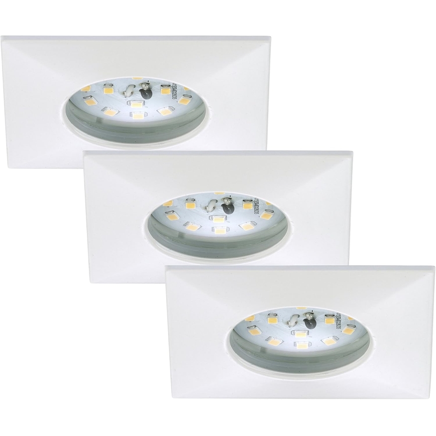 Briloner 7205-036 - SET 3x Lampada LED da incasso per bagni ATTACH LED/5W/230V IP44 bianco