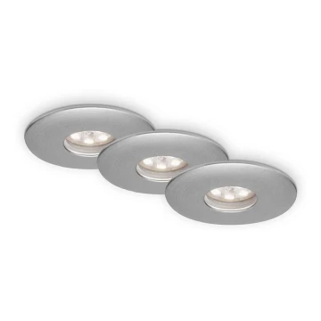 Briloner 7240-039 - SET 3x Lampada LED da incasso per bagni LED/1,8W/230V IP44