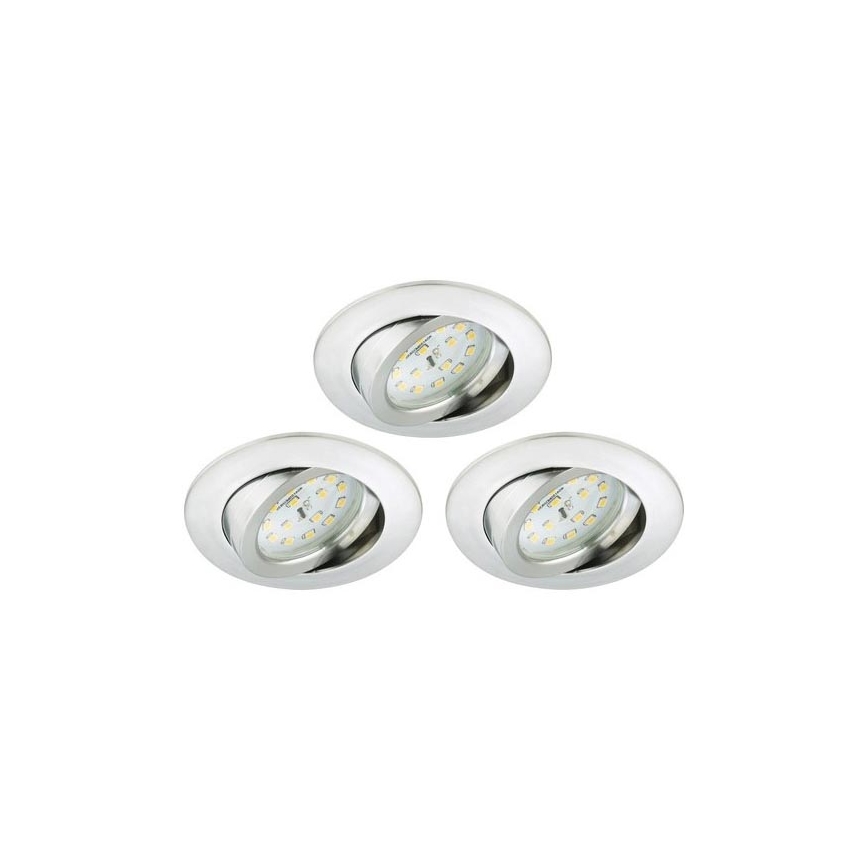 Briloner 8312-039 - SET 3x Lampada LED da incasso per bagni LED/5W/230V IP23