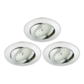 Briloner 8317-039-SET 3x Luce da incasso LED da bagno dimmerabile LED/5,5W/230V IP23