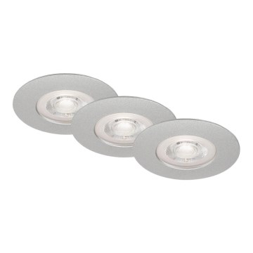 Briloner - SET 3x Lampada LED dimmerabile da bagno LED/4,9W/230V IP44