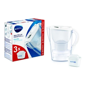 Brita - Bollitore con filtro Marella 2,4 l + 3 filtri