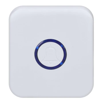 Campanello wireless con spina integrata 230V IP56 bianco