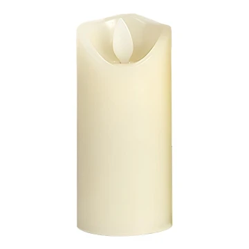 Candela LED/2xAA bianco caldo 12,5 cm