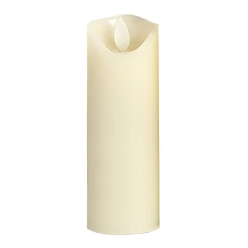 Candela LED/2xAA bianco caldo 20 cm