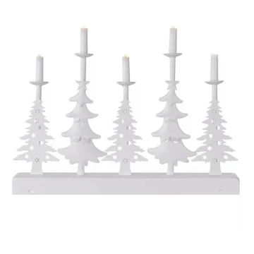 Candelabro natalizio a LED LED/2xAA bianco