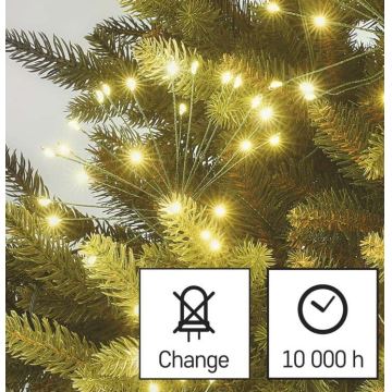 Catena di Natale LED 150xLED/5,35m bianco caldo