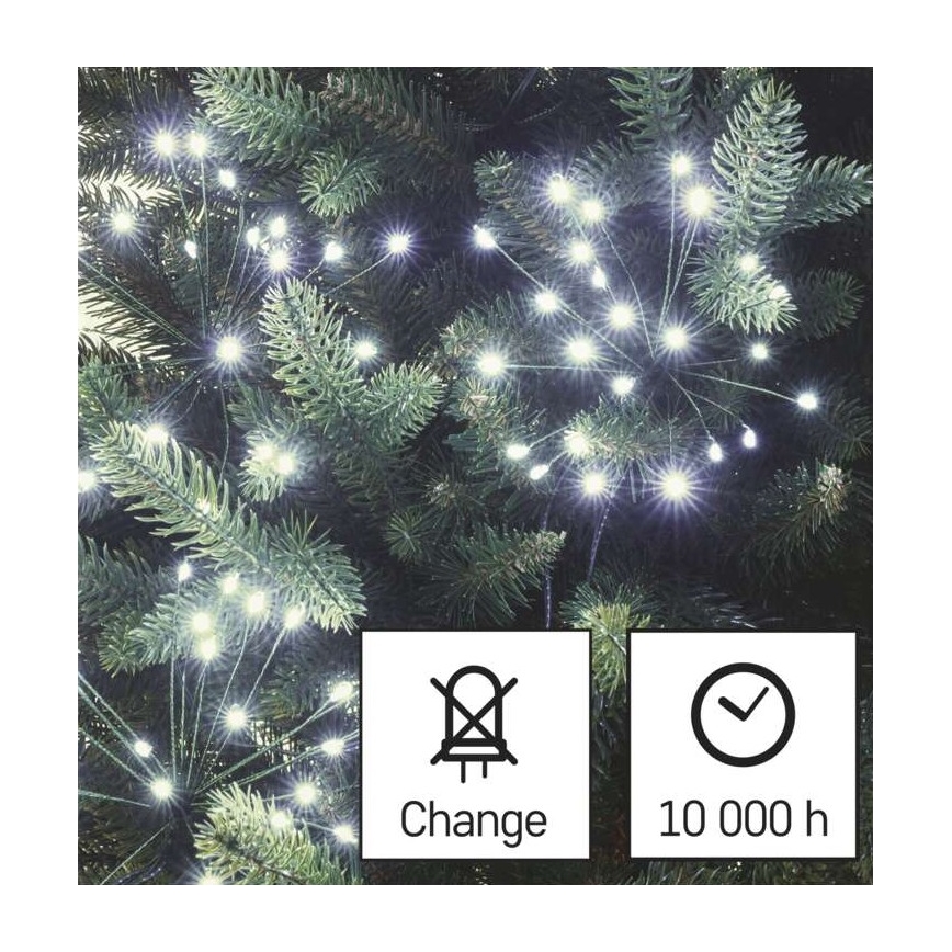 Catena di Natale LED 450xLED/11m bianco freddo