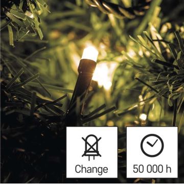 Catena LED da esterno natalizia 240xLED/29m IP44 bianco caldo