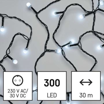 Catena LED da esterno natalizia 300xLED/35m IP44 bianco freddo