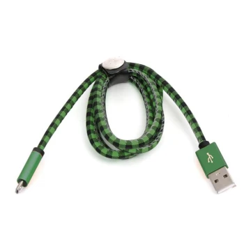 Cavo USB Connettore USB A / Micro USB 1m verde