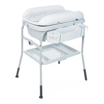 Chicco - Fasciatoio con vasca CUDDLE&BUBBLE grigio